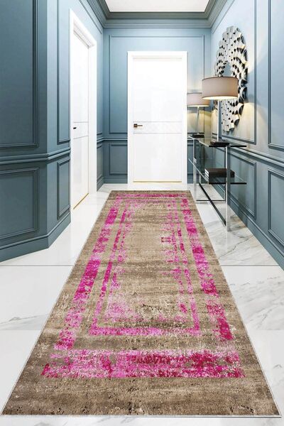 on the clouds Eskitme Model Fuşya Çerçeveli Dijital Baskı Yıkanabilir Kaymaz ...