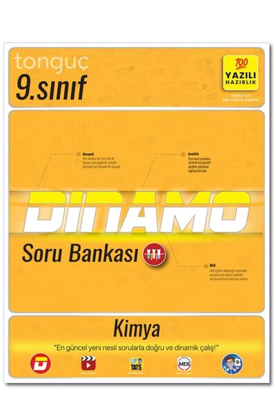 Tonguç Yayınları 9. بنك الأسئلة للكيمياء دينامو الصف