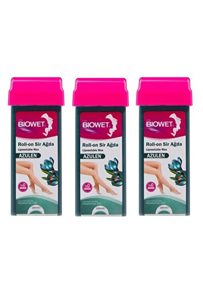 Lady Biowet Roll-on Kartuş Sir Ağda Azulen 3 Adet 100 ml