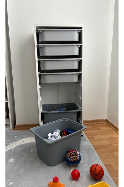 Baby Kinder 6 Sepetli Dolap Çok Amaçlı Dolap Oyuncak Dolabı