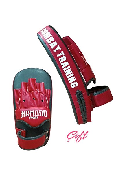 KOMODO SPORT Kıck Boks Beş Parmak  Tek Kol Lapası Çift /Muay Thai Tek Kol Lapası Darbe Yastığı Çift/Tekme lapası
