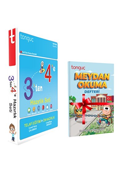 Tonguç Yayınları 3'ten 4'e Hazırlık Seti Ve Meydan Okuma Defteri HEDİYELİ