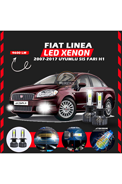SHOOPLAA Fiat Linea 2007-2017 Sis Farı Uyumlu Şimşek Etkili Led Xenon Pro Ser...