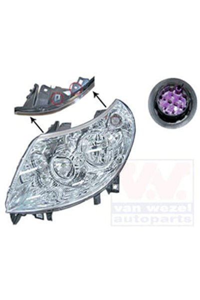 Genel Markalar Far Sinyal Sol Motorlu Boxer - Jumper - Ducato 06 - 14 H1 H7