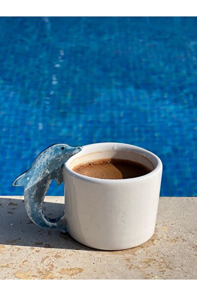 MeGgDecor Yunus Kulplu El Yapımı Fincan