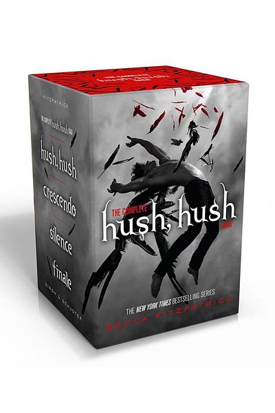 Bloomsbury Publishing مجموعة Hush، Hush Saga Complect - Crescendo، الصمت، النهاية (معلبة)