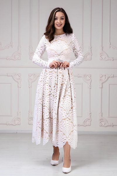 Matik Abiyem Our Design Dress - With Lace and Stone Accessories