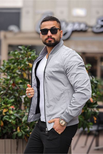 BASEL.CO Ανδρικό Seasonal Bomber College Jacket