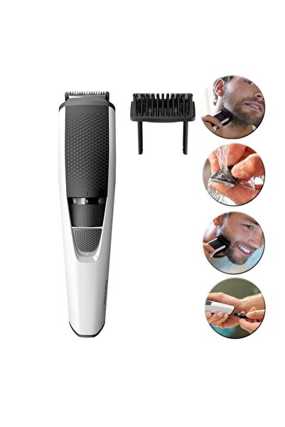 Philips 3000 Series Sakal Kesme Düzeltme Makinesi, 10 Farklı Ayarlanabilir Ka...