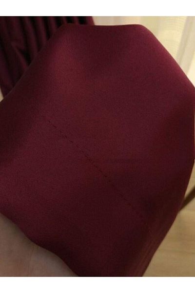 NİVEMESHOME Claret Red Blackout Flat Blackout Sunshade Apm