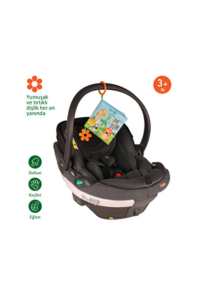 Been İlk Hışırtılı Aktivite Kitabım +Vantuzlu Koordinasyon Oyuncağı + Renkli Halkalar Set