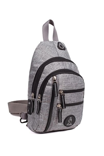 natus Linen Men's Messenger Bag Water Resistant Chest Bodybag Backpack Crossbody Bag with Headphone Outlet