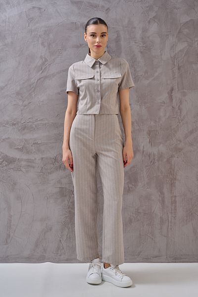 SHUGAA Set de costum premium cu dungi pentru femei