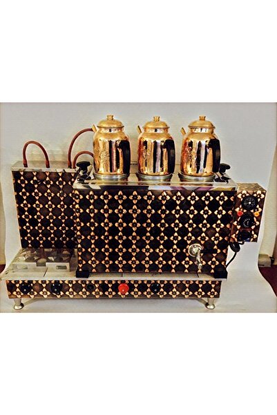 Genel Markalar Tiryaki 3 Demlikli Bakır Tam Otomatik Çay Ocağı Kazanı