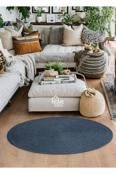 HomeTurko Jüt Paspas, Kilim, Halı, Kapı Önü Paspas, Yuvarlak Paspas, Mutfak P...
