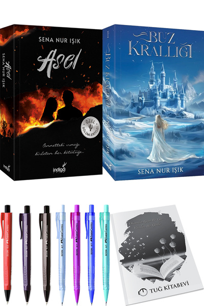 İndigo Kitap Buz Krallığı Sena Nur Işık ve Asel Sena Nur Işık 2li Set + Hediyeli