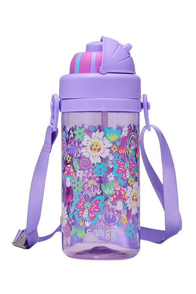 SMIGGLE BPA Contained Floral Patterned Crotch Straw Drinker