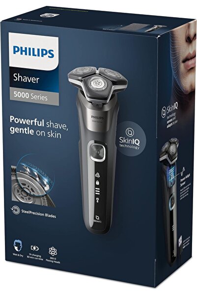 Philips 5000 Serisi Tıraş Makinesi Sinekkaydı Tıraş, Skin IQ Teknolojisi, Islak ve Kuru ,