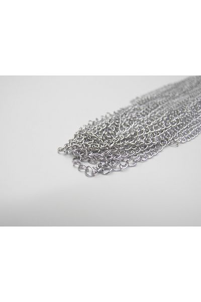 Yüksel Boncuk 5 Meters Silver Colored Extension Chain