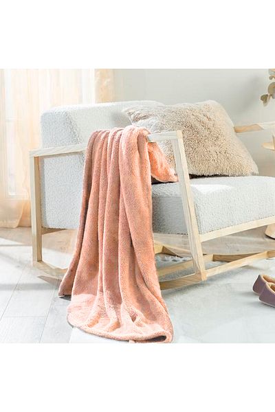 English Home Weiche Plüsch-Fleece-Überwurfdecke – für Couch, Sofa und Bett, super gemütlich.