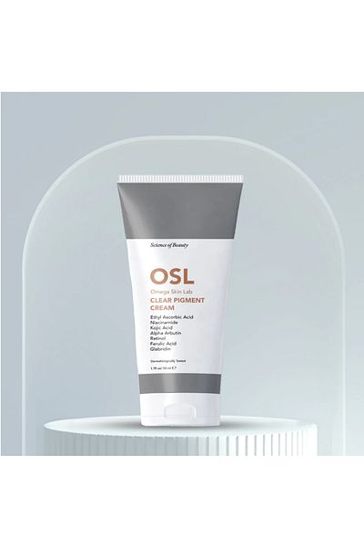OSL Omega Skin Lab Premium Clear Pigment Cream - Effective Blemish Cream with Retinol, Niacinamide and Ethyl Ascorbic Acid