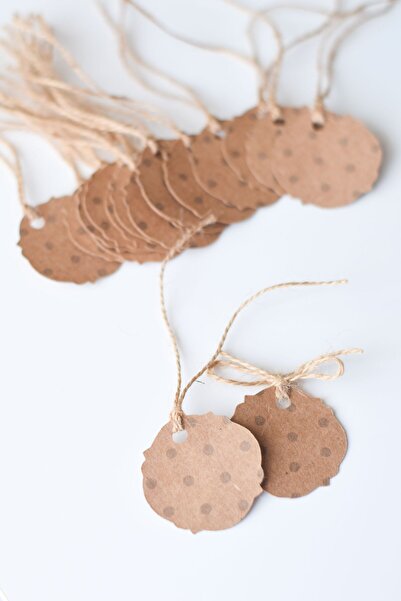 GÖKÇETasarım 30 قطعة من ملصقات كرافت برباط عتيق - لحفلات الزفاف والخطوبة وحفل...