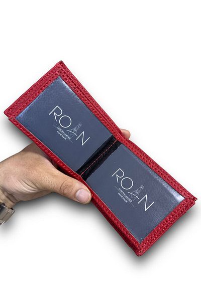 Roan Vegan Leather Wallet Portfolio 9 Credit Card Holders Coin Compartment Gift Packaging Luxury Stylish Boxed