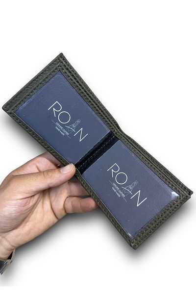 Roan Vegan Leather Wallet Portfolio 9 Credit Card Holders Coin Compartment Gift Packaging Luxury Stylish Boxed