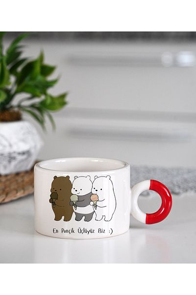 GünayStore Latte and Espresso Coffee for Friend - 200 Ml Funny Gift Motto Cup