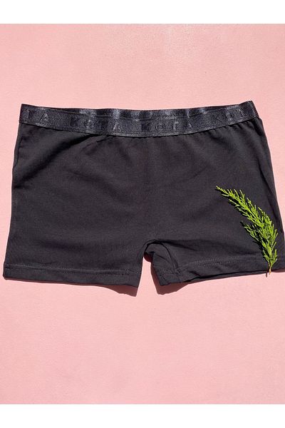 LEYNA BUTİK 6 Πακέτα Mini Shorts Boxers - Γυναικεία, Βαμβακερά και Λύκρα Υφάσματα (3 Μαύρα, 3 Λευκά)