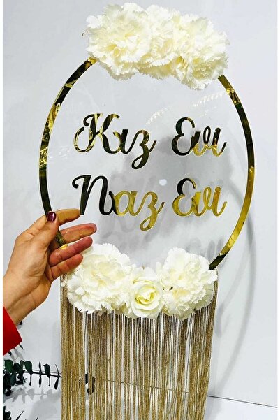 Evsay Kız Evi Naz Evi Kapı Süsü Duvar Süsü Ve Kapı 28cm