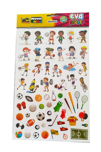 Modellino Nova Color Eva Sticker - Natură, Trafic, Știință, Spațiu, Litere și Numere Tematică Antrenament Sportiv Casele Atatürk