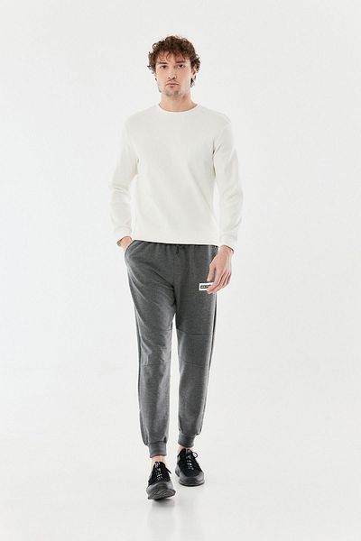 Fulla Moda Pantaloni de jogging imprimați cu talie elastică