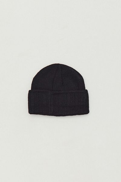 Fulla Moda Bordered Knitwear Beret with Logo