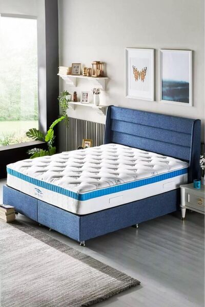 Niron Yatak Niron Dry Touch Çift Kişilik Paket Yaylı Lüks Full Ortopedik Yata...