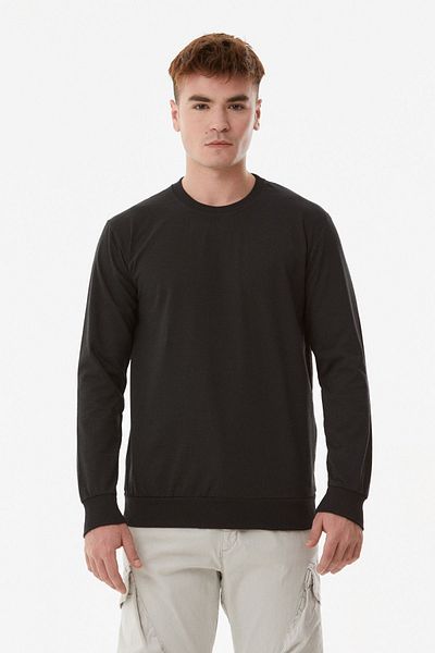 Fulla Moda Hanorac de bază cu gât crew