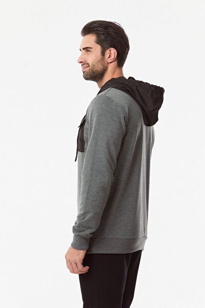 Fulla Moda Φούτερ με στάμπα τσέπης