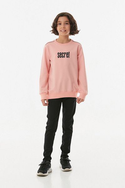 Fulla Moda Φούτερ για κορίτσια με στάμπα Crew Neck