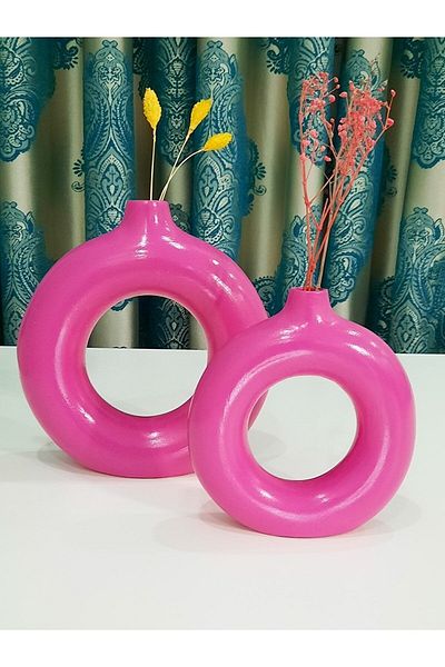 stonnish Bohemian Ring Vase - Pack of 2