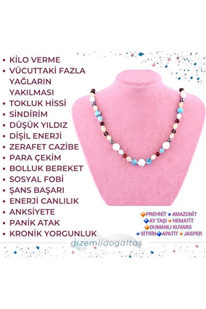 GİZEMLİ DOĞAL TAŞ Gizemli Doğal Taş Kilo Şeker Düşük Yıldız Panik Atak Cazibe...