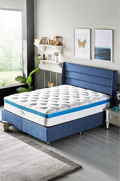 Niron Yatak Niron Dry Touch Çift Kişilik Paket Yaylı Lüks Full Ortopedik Yatak 180x200 Cm