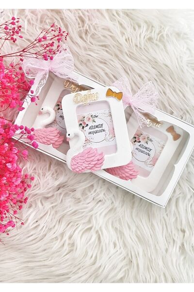 Kokulutaş Zeyno Hoşgeldin Bebek Magneti Kuğu