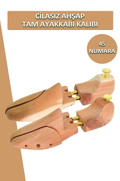 Dopar Wooden Full Polished Shoes - Size 45 Pattern