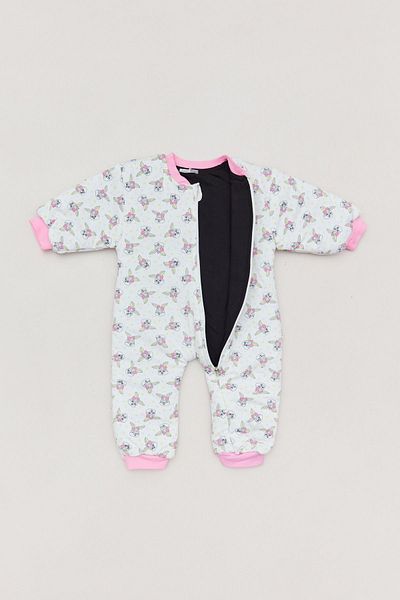Fulla Moda Rabbit Printed Girl's Jumpsuit