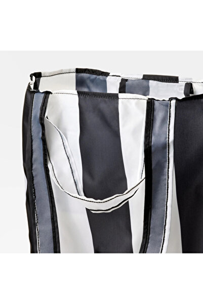 IKEA SKYNKE Black-White Bag - 45x36 cm