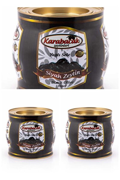 Karabacak Zeytin KARABACAK HİPER YAĞLI SELE 2 KG TENEKE KUTU 3 KUTU
