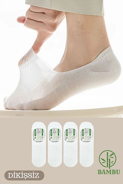 KRAL SOCKS Ανδρικές κάλτσες μπαλαρίνας Bamboo - Άνευ ραφής και αρωματική σιλικόνη