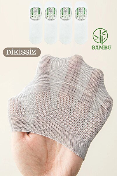 KRAL SOCKS Men's Bamboo Ballerina Socks - Seamless and Perfumed Silicone