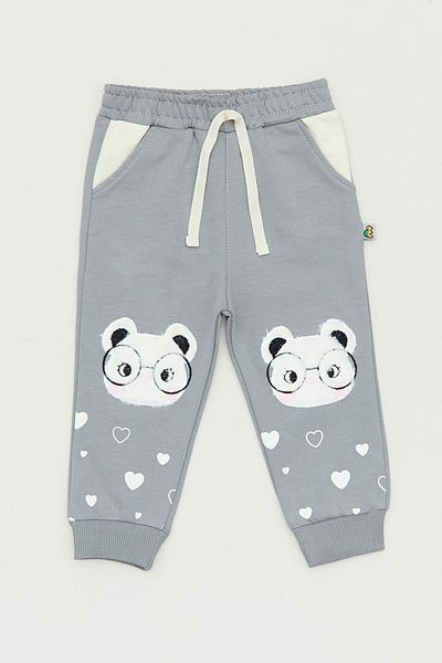 Fulla Moda Heart Printed Girl's Sweatpants