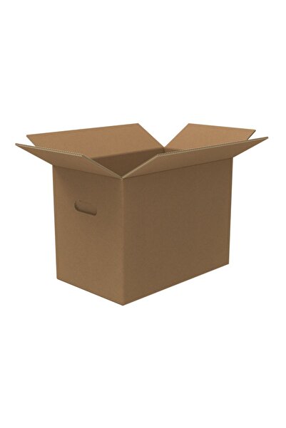 Packanya 44 X 27 X 32,5 - 10 Adet El Tutmalı Çift Oluklu Taşıma Kolisi